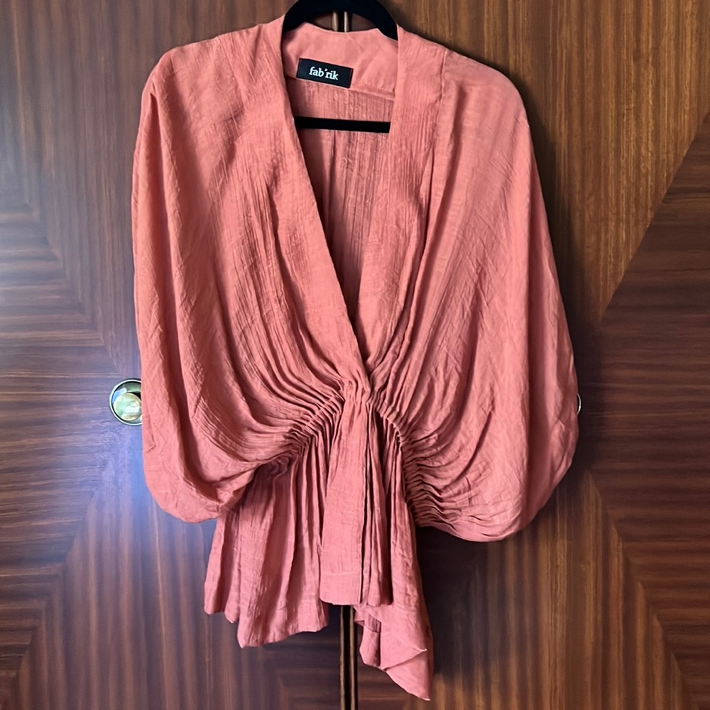 fab’rik coral pink sleeveless top